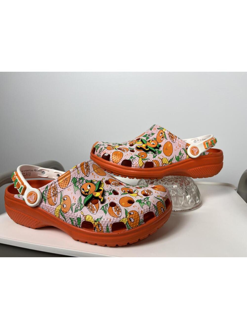 Disney x Crocs Orange Bird Clogs Excellent Condition Shoes Women’s Size 7